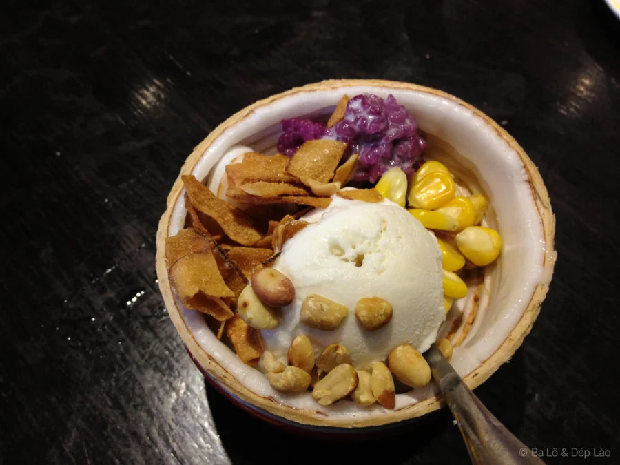 Chatuchak - Lạc lối giữa chợ trời cuối tuần Bangkok 7 Kem xôi dừa