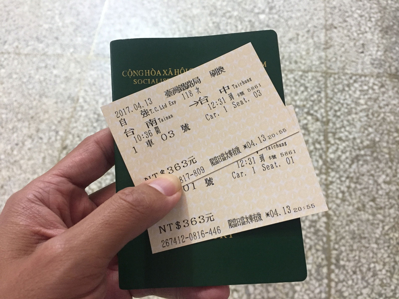 Kinh nghiệm du lịch Đài Loan – Hướng dẫn đặt vé xe điện TRA