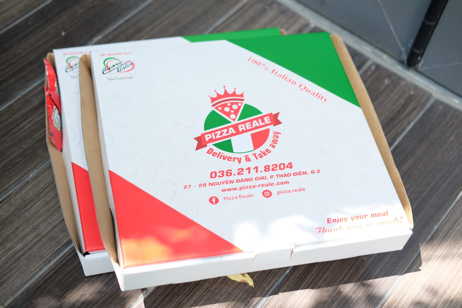 Pizza Reale chất lượng Ý – giá Việt Nam